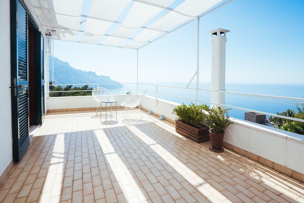 Sea View Villa In Ravello With Lemon Pergola, Gardens And Jacuzzi - Ideal For Elopements Εξωτερικό φωτογραφία