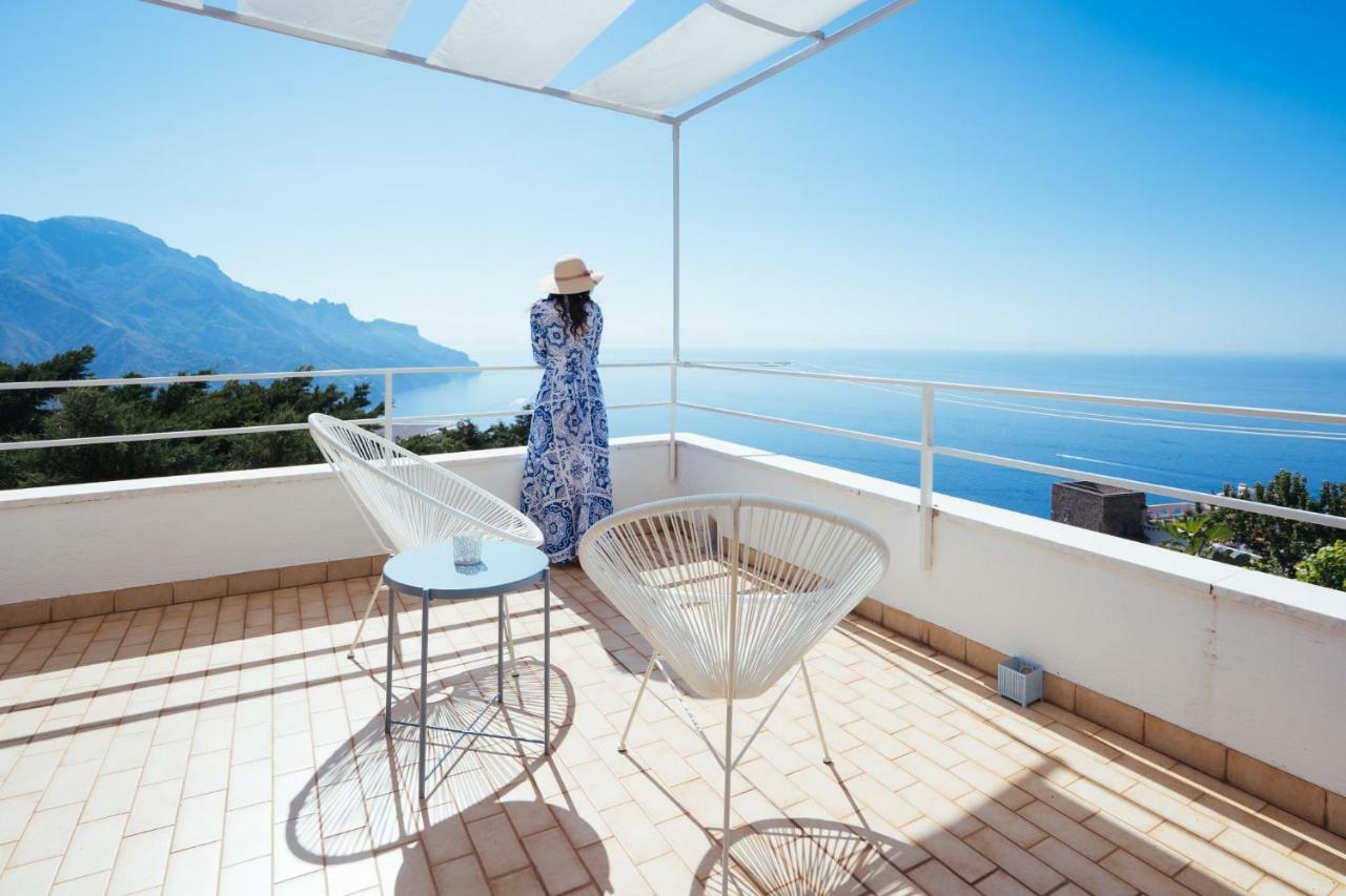 Sea View Villa In Ravello With Lemon Pergola, Gardens And Jacuzzi - Ideal For Elopements Εξωτερικό φωτογραφία